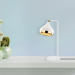 Opviq Lámpara de sobremesa Yıldo - 6897 Blanco y dorado